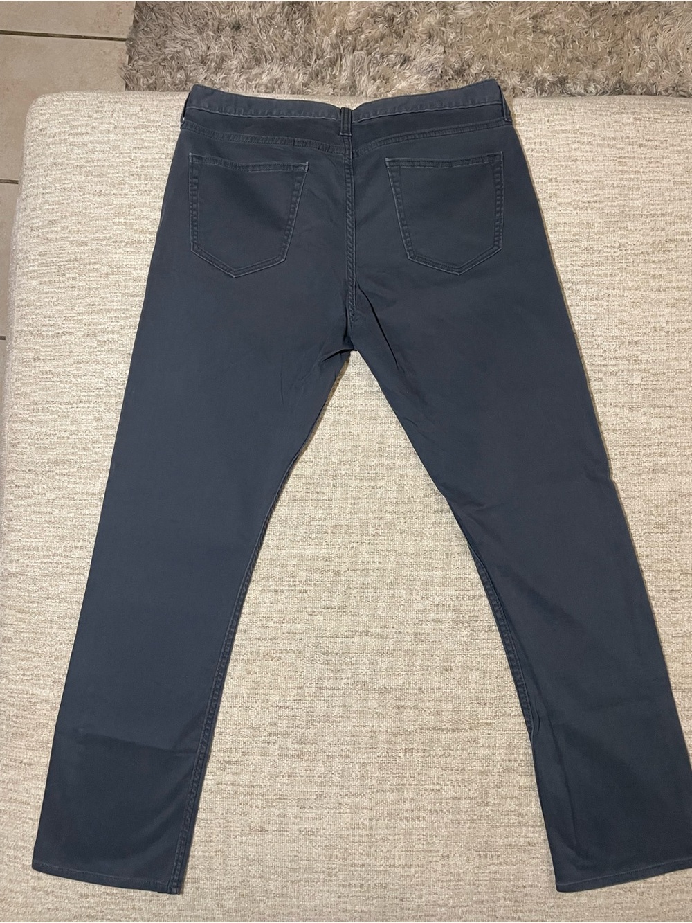 Banana Republic Men's Slate Gray-Blue 
Slim Straight Jeans - Picture 6 of 6